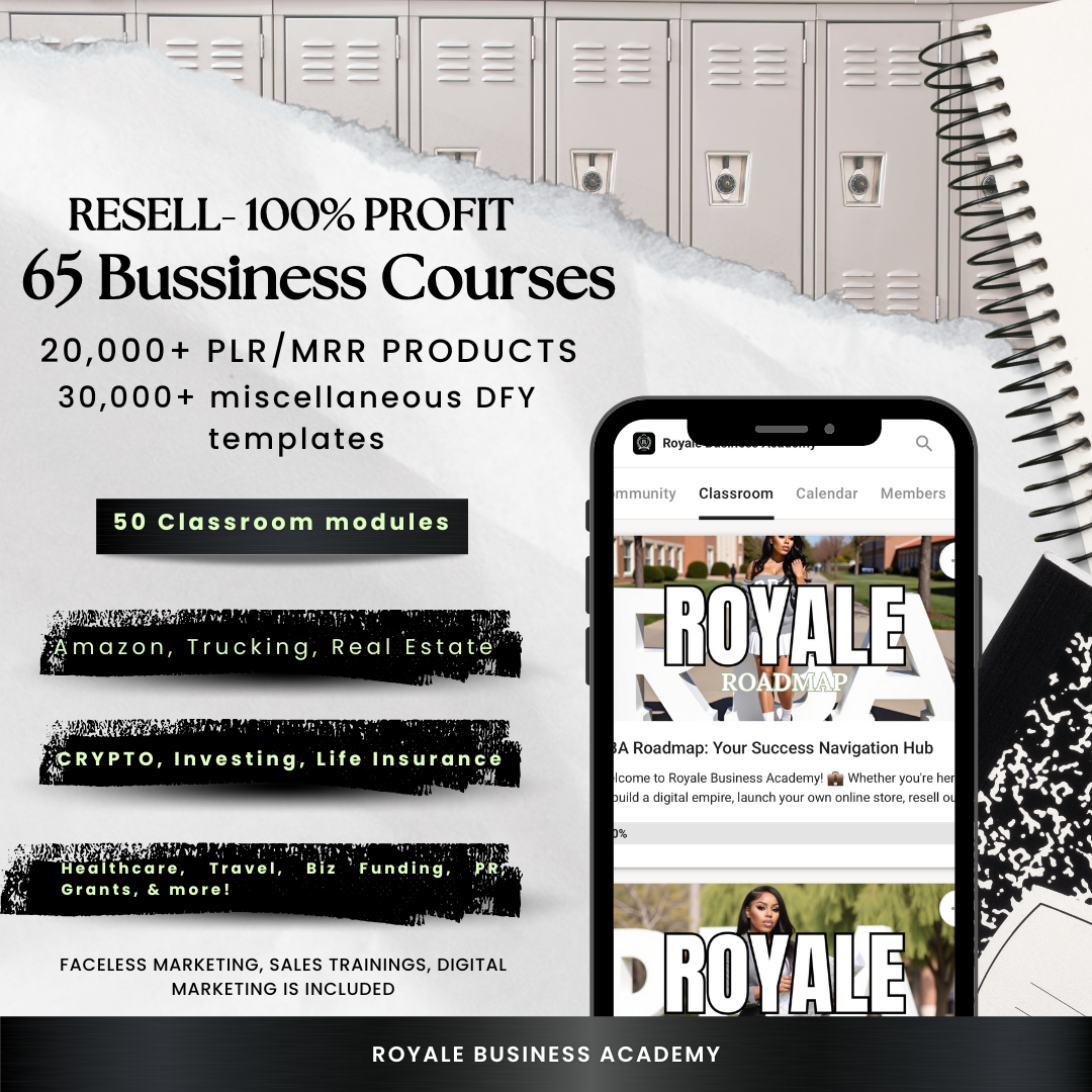 Join Royale Business Academy - The #1 Business Academy Online