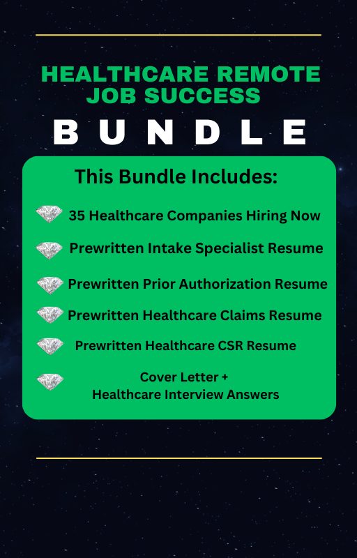 Healthcare Remote Job Success Bundle *BEST SELLER*