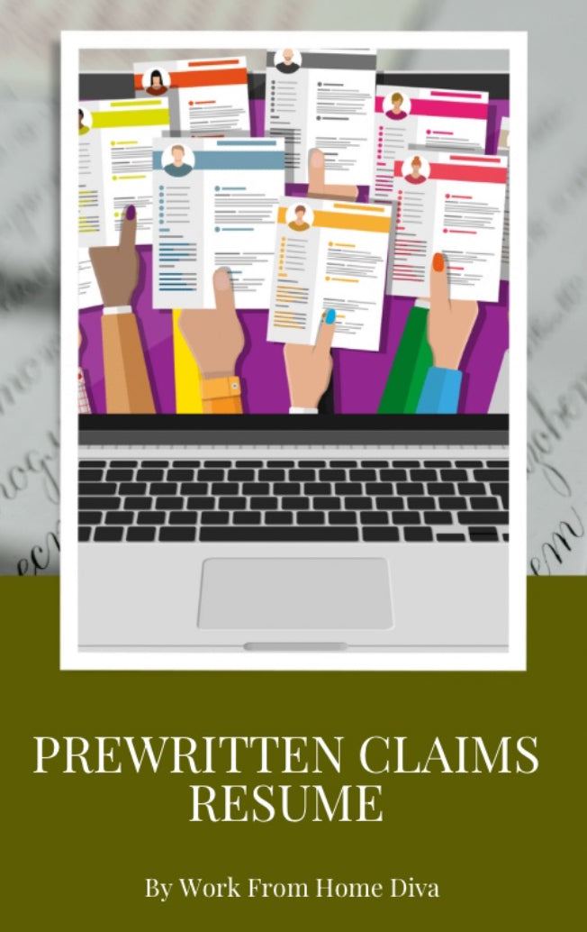 Prewritten Claims Resume