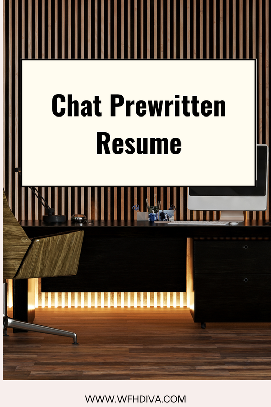 Chat Prewritten Resume